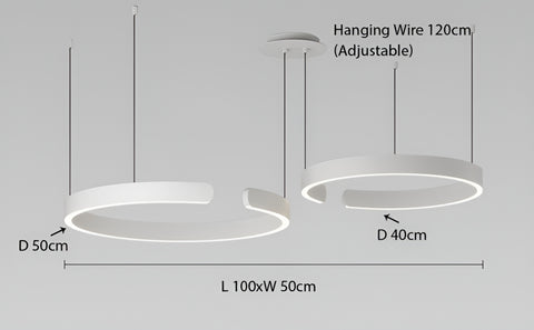 "Briar Minimal Modern C-Shaped Pendant Lamp - Front View" "Elayne Lights Contemporary Lighting Collection" "Briar Pendant Lamp in Sleek Aluminum Finish" "Briar Lamp Dimmable LED Illumination" "Easy Installation - Semi-Flush Mount Design" "Durable Aluminum Construction - Long-lasting Elegance