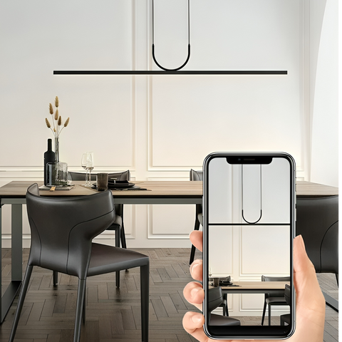 Jericho Lamp by Elayne Lights – Elegant pendant light with black shade, high-quality aluminum, and LED bulbs. Certified with CCC standards, offering stylish illumination and considered among the best lighting in Singapore.